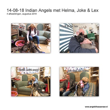 Bezoek van Helma, Joke en Lex, heel heel gezellig!
